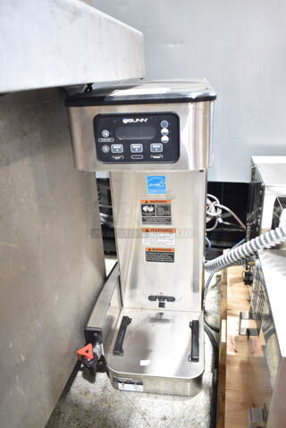 	2020 Bunn ICB SH ENERGY STAR Stainless Steel Commercial Countertop Coffee Machine w/ Hot Water Dispenser, Poly Brew Basket and Satellite Dispenser. 120/208 Volts, 1 Phase.