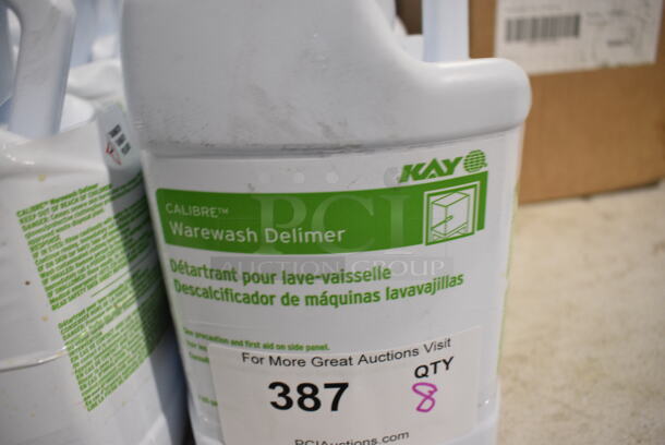 ALL ONE MONEY! Lot of 6 Kay Warewash Delimer Jugs - Image 3 of 3