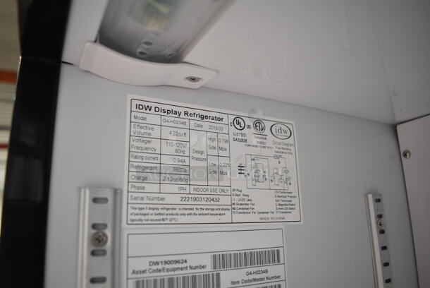 IDW G4-H0234B Metal Mini Cooler Merchandiser. 110-120 Volts, 1 Phase. Tested and Working! - Image 3 of 3