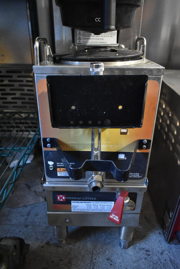 Curtis GEMSIF10A1015 Stainless Steel Commercial Countertop Coffee Machine w/ Hot Water Dispenser, Stainless Steel Satellite Server and Poly Brew Basket. 220 Volts. - Image 4 of 11