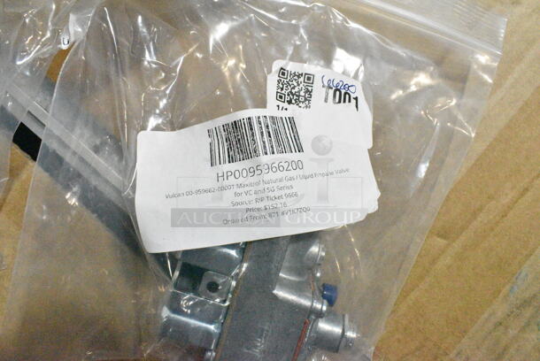 4 BRAND NEW SCRATCH AND DENT! Items Including HP0095910800 Vulcan 00-959108-000G1 Retrofit Kit (Open Pilot), HP0092216000 Vulcan 00-922160-0000A Safety Valve, HP0095966200 Vulcan 00-959662-00001 Maxitrol Natural Gas / Liquid Propane Valve for VC and SG Series, HP0096005300 Vulcan 00-960053-00001 Hart Door Switch. 4 Times Your Bid!  - Image 8 of 10