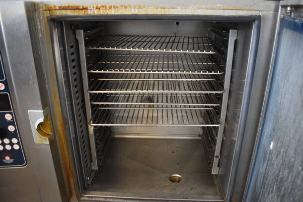 Alto Shaam Model 10.10 ES Stainless Steel Commercial Electric Powered Combitherm Convection Oven w/ View Through Door and Metal Oven Racks. 208-240 Volts, 3 Phase. 45x40x45 - Image 8 of 9