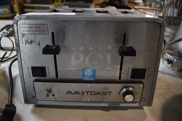 Avatoast Model CT-100 Stainless Steel Commercial Countertop 4 Slot Toaster. 208 Volts, 1 Phase. 12x10x9.5 - Image 3 of 5