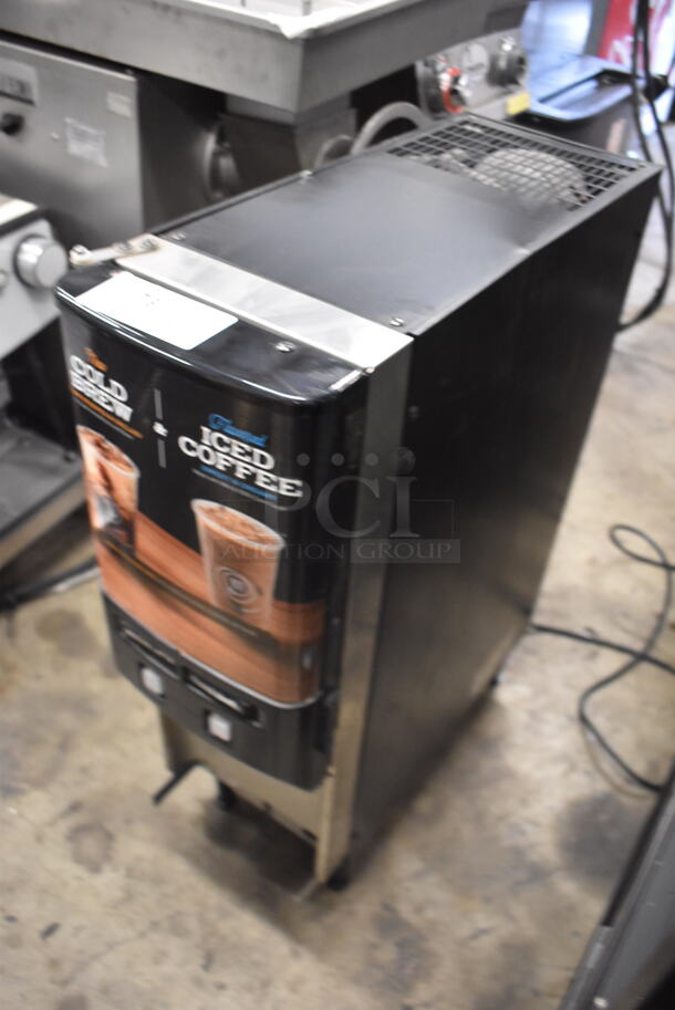JDF-2S Commercial Electric Countertop Black Two Flavor Beverage System. 120V.  - Image 3 of 5