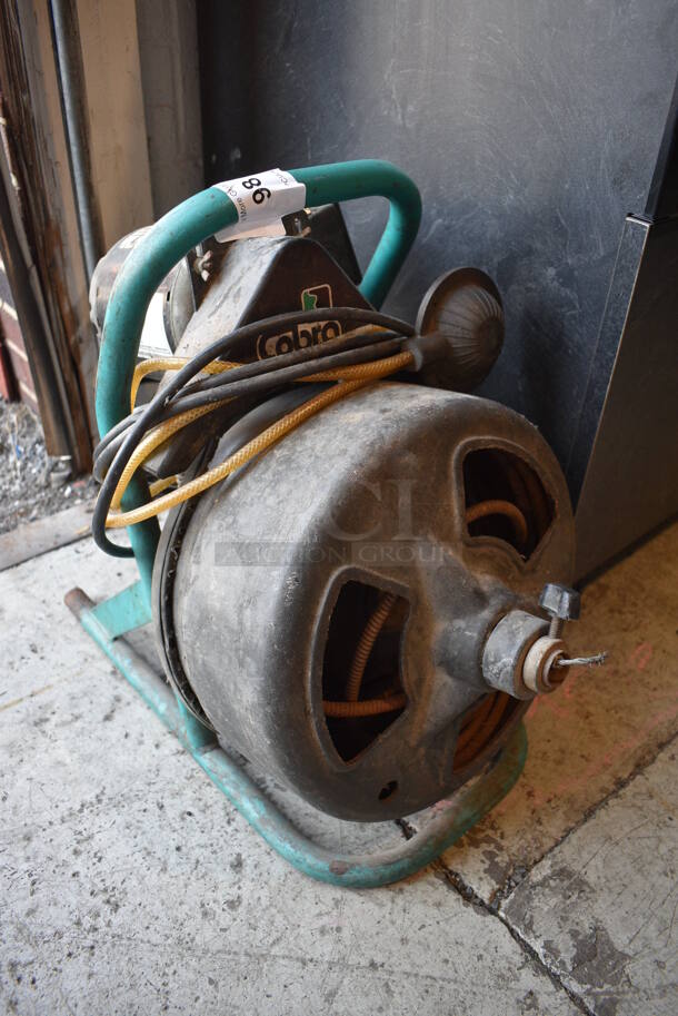 Cobra Metal Commercial Drain Snake. 115 Volts, 1 Phase. 14x21x21  - Image 2 of 5