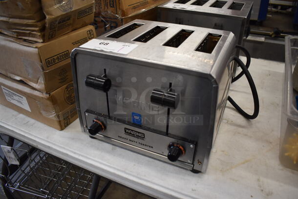 Waring WCT800 Stainless Steel Commercial Countertop 4 Slot Toaster Oven. 120 Volts, 1 Phase. 12x13x9.5 - Image 3 of 6