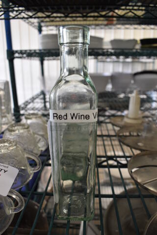 3 Glass Liquid Condiment Bottles. 2x2x8.5. 3 Times Your Bid!