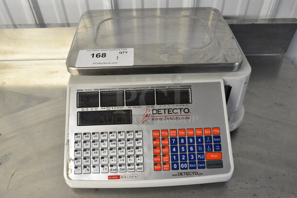 Detecto DL1060 60 lb. Digital Price Computing Scale with Printer. Tested and Working! - Image 2 of 9