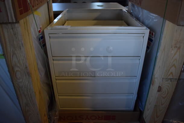 BRAND NEW! Royston 60015663-012 Metal 4 Drawer Cabinet. 24x29x29