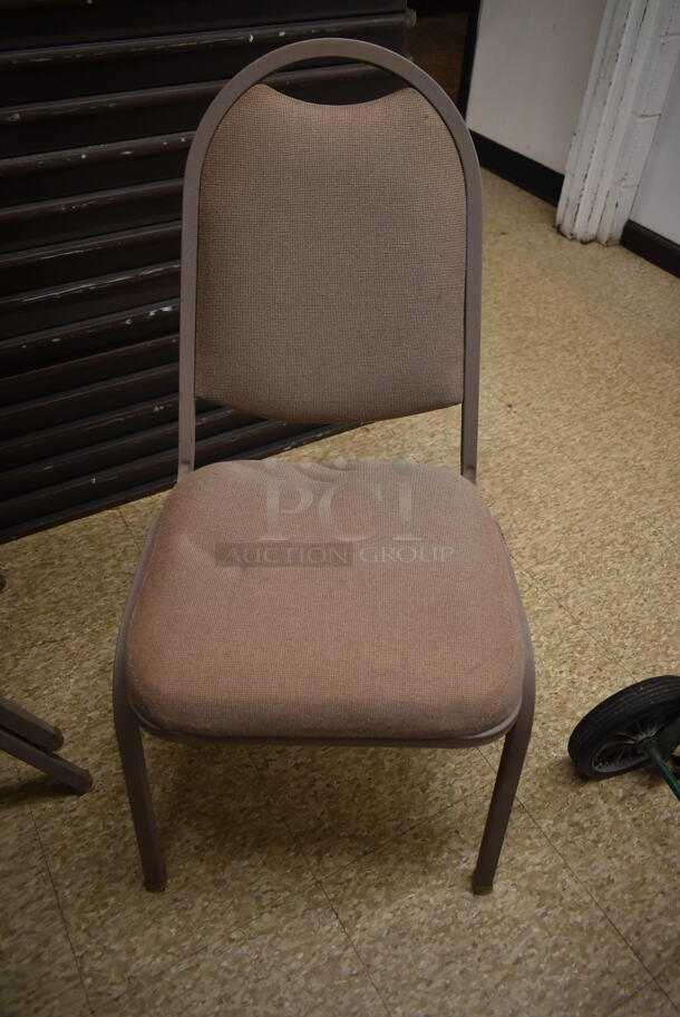 36 Metal Stackable Banquet Dining Height Chairs. 36 Times Your Bid! BUYER MUST REMOVE. (hallway) - Image 2 of 3