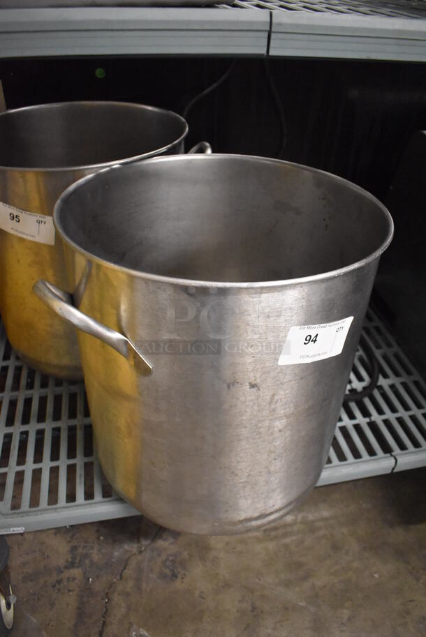 Metal Stock Pot. 20.5x17x18.5 - Image 2 of 3