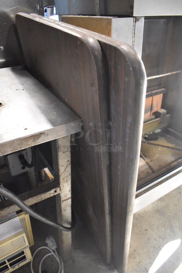 2 Wood Pattern Tabletops. 58x30x1. 2 Times Your Bid! - Image 3 of 3