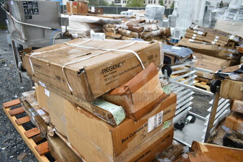 10 BRAND NEW SCRATCH AND DENT! Flat KX POST FPR2052A01 Table Leg Column. 10 Times Your Bid! May Be Missing Pieces. 