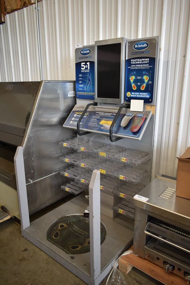 Dr Scholl's Metal Commercial Floor Style Footmapping Insole Station. - Image 2 of 5