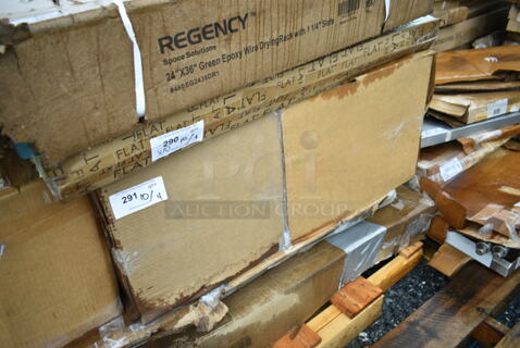 BRAND NEW SCRATCH AND DENT! Box of 12 11095730 36" Flexible Floor Sink Brush. May Be Missing Pieces. 