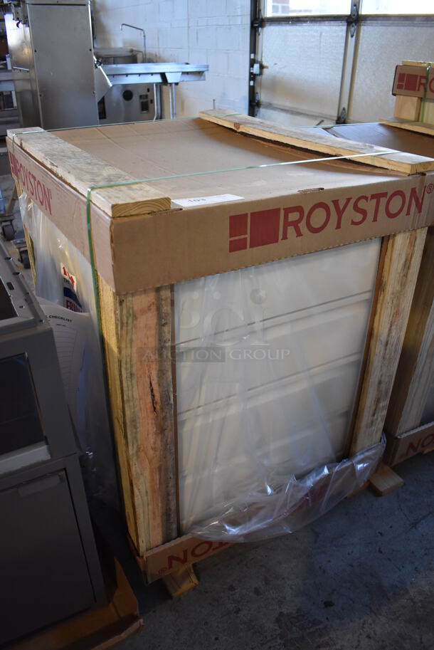 BRAND NEW IN CRATE! Royston 60015663-012 Metal 4 Drawer Cabinet. 24x29x29 - Image 3 of 5
