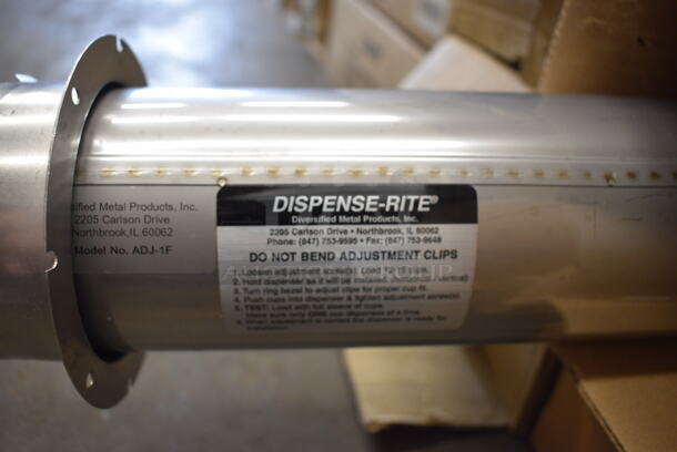 2 BRAND NEW IN BOX! Dispense-Rite Metal Cup Dispensers. 5x5x22.5. 2 Times Your Bid! - Image 2 of 3