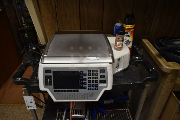 2 Poly 3 Tier Carts on Commercial Casters w/ Contents Including Hobart Scale. 2 Tines Your Bid! (hallway) - Image 3 of 6