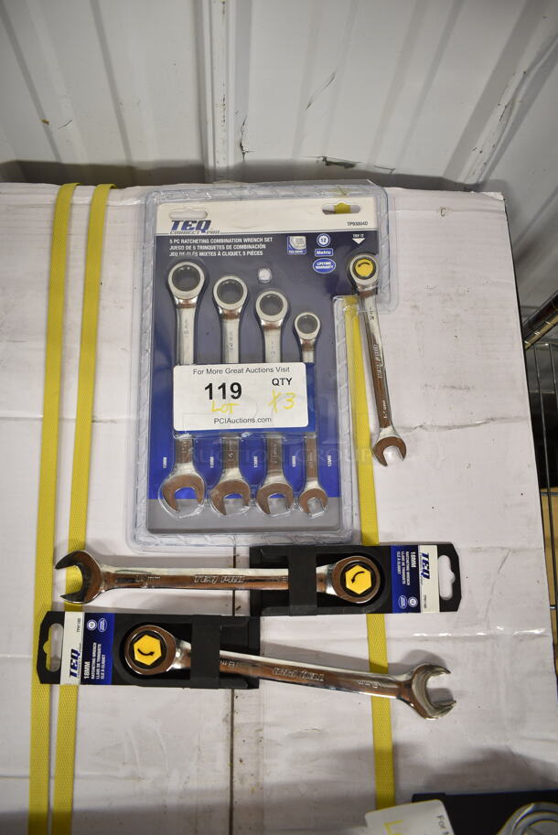 3 BRAND NEW! TEQ Items; 2 Ratchets and 1 Ratchet Set. 3 Times Your Bid! - Image 1 of 7