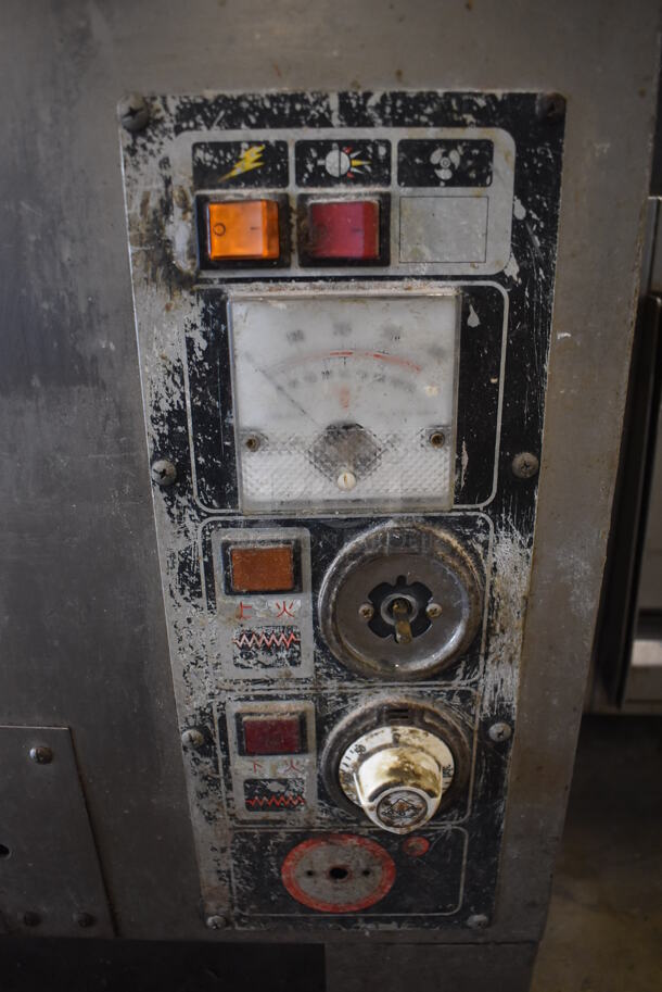 3 Stainless Steel Single Deck Electric Powered Bakery Pizza Ovens on Metal Legs. 220 Volts. 56x39x65. 3 Times Your Bid! - Image 8 of 10