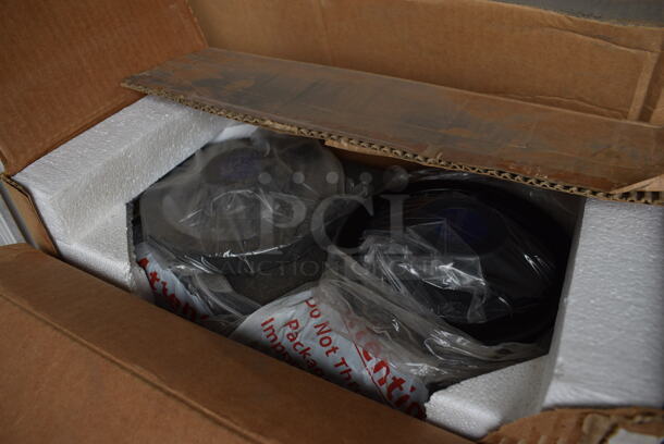 BRAND NEW IN BOX! San Jamar Black Poly 2 Well Cup Dispenser. 15x9x23 - Image 2 of 4