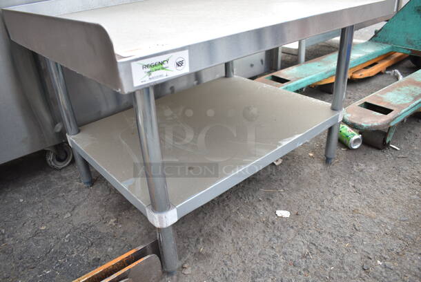 Regency 600ES3036G Stainless Steel Commercial Equipment Stand w/ Under Shelf.  - Image 2 of 3