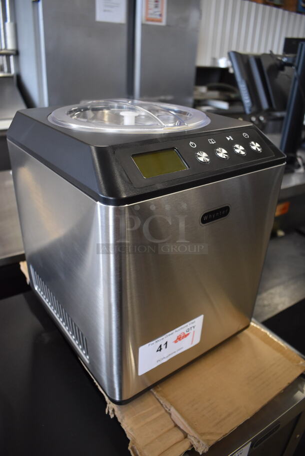 BRAND NEW! Whynter ICM-201SB Stainless Steel Countertop Ice Cream Maker. 110-120 Volts, 1 Phase. 11x13x14 - Image 3 of 8