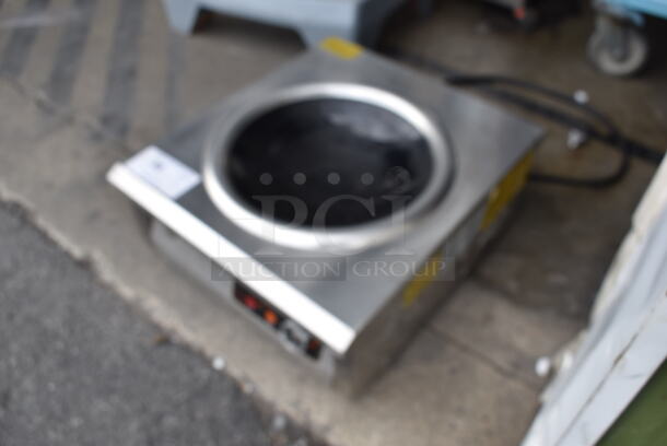 2019 Xuzhong ZX-X9 Commercial Stainless Steel Electric Countertop Wok Induction Cooker With 1 Burner. 220V.  - Image 3 of 4