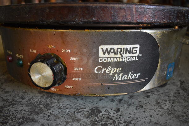 Waring WSC160 Stainless Steel Commercial Countertop Crepe Maker. 120 Volts, 1 Phase. 19x18x5 - Image 2 of 8