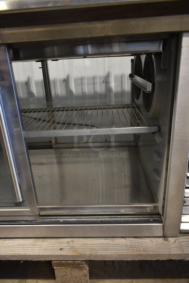 Randell 40048 Stainless Steel Commercial 2 Door Cooler Merchandiser. 115 Volts, 1 Phase. Cannot Test Due To Cut Power Cord - Image 5 of 6