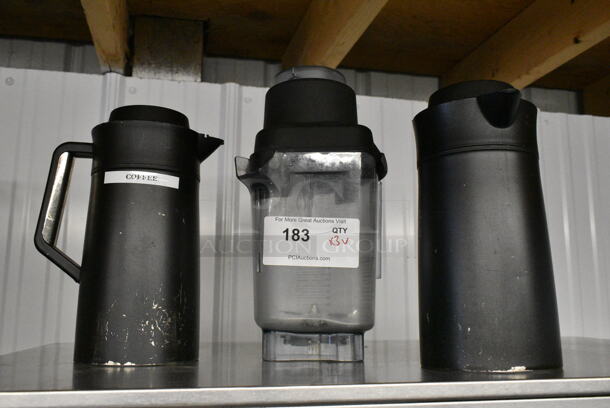3 Items Including Blender Pitcher and 2 Pitchers. 3 Times Your Bid!  - Image 1 of 4