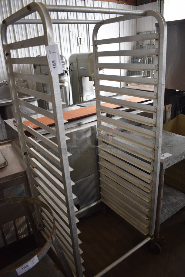 Metal Commercial Pan Transport Rack on Commercial Casters. 25.5x24x64 - Image 2 of 3