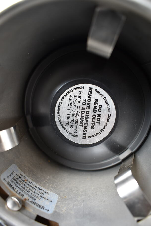 Stainless Steel Commercial 3 Well Cup Dispenser. - Image 3 of 3
