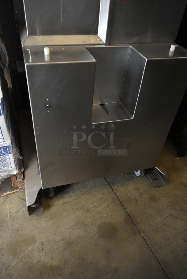 Fresh N Squeeze POS-1 Stainless Steel Commercial Floor Style Automatic Citrus Juicer on Commercial Casters. 120 Volts, 1 Phase. Tested and Does Not Power On - Image 3 of 7