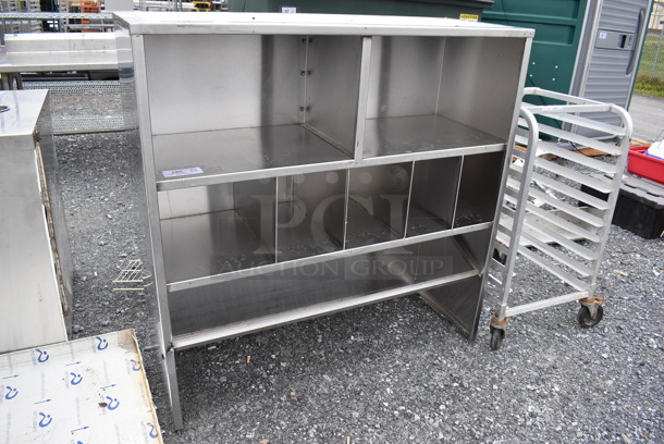 Stainless Steel Multi Compartment Cabinet. 48.5x18x48 - Image 2 of 5