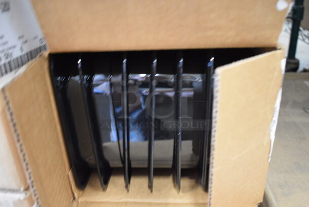 ALL ONE MONEY! Lot of 12 BRAND NEW IN BOX! Cambro Poly Black 1/4 Size Drop In Bins. 1/4x2.5 - Image 2 of 3
