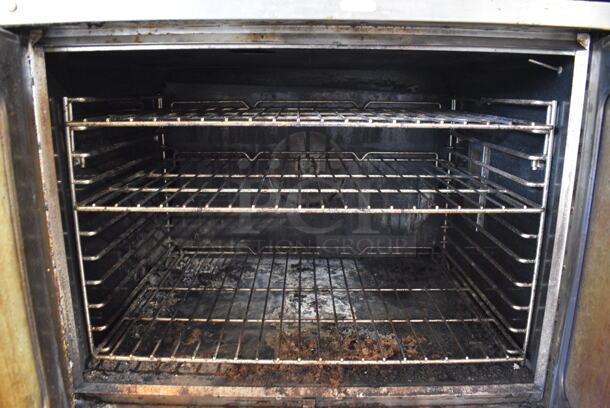 2 Southbend Model BGS/22SC Stainless Steel Commercial Natural Gas Powered Full Size Convection Ovens w/ View Through Doors, Metal Oven Racks and Thermostatic Controls. 38x36x67. 2 Times Your Bid! - Image 6 of 7
