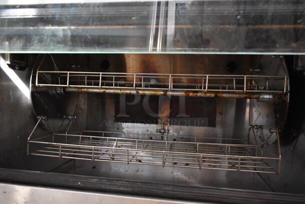 VXO-168 Stainless Steel Commercial Countertop Gas Powered Rotisserie Oven. Tested and Powers On But Does Not Get Cold
 - Image 5 of 6