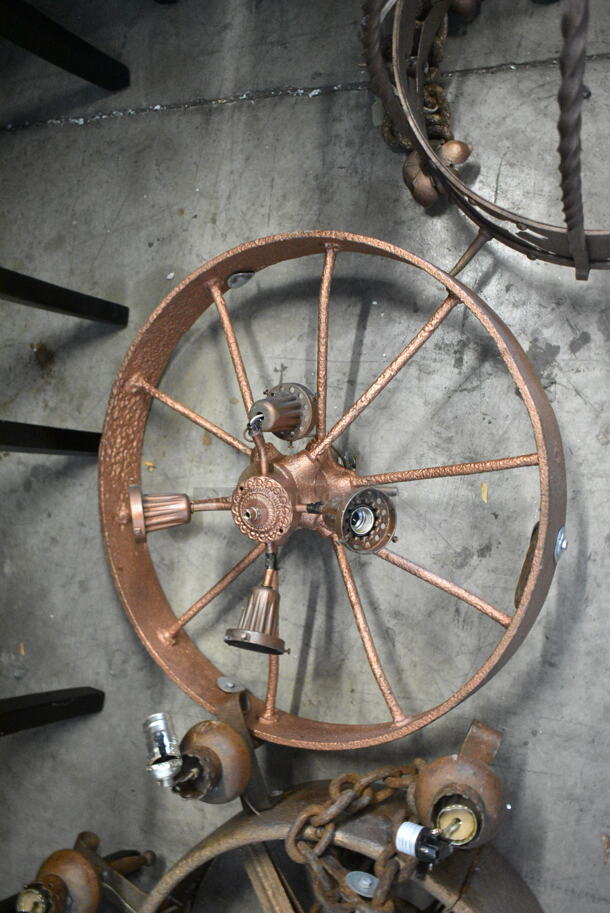 3 Various Metal Light Fixture. 3 Times Your Bid!  - Image 2 of 4