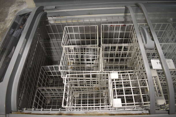 AHT Model Malta 185 Metal Commercial Freezer Merchandiser w/ Poly Coated Baskets. 120 Volts, 1 Phase. 73x35x35. Tested and Working! - Image 5 of 7