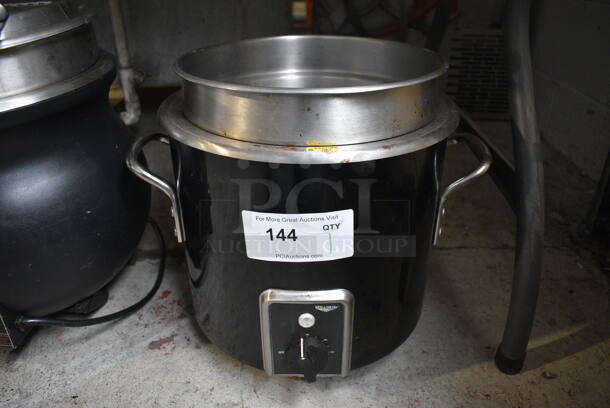 Vollrath Model 7217260 Stainless Steel Commercial Countertop Soup Kettle Food Warmer w/ Drop In. 120 Volts, 1 Phase. 17x13x14. Tested and Working!