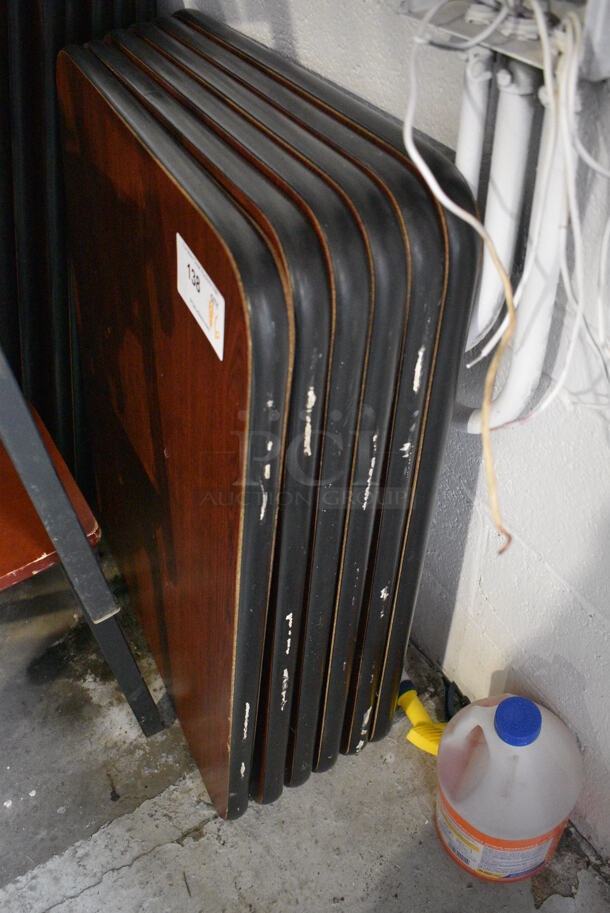 6 Wood Pattern Tabletops. 24x30x1.5. 6 Times Your Bid! - Image 5 of 5