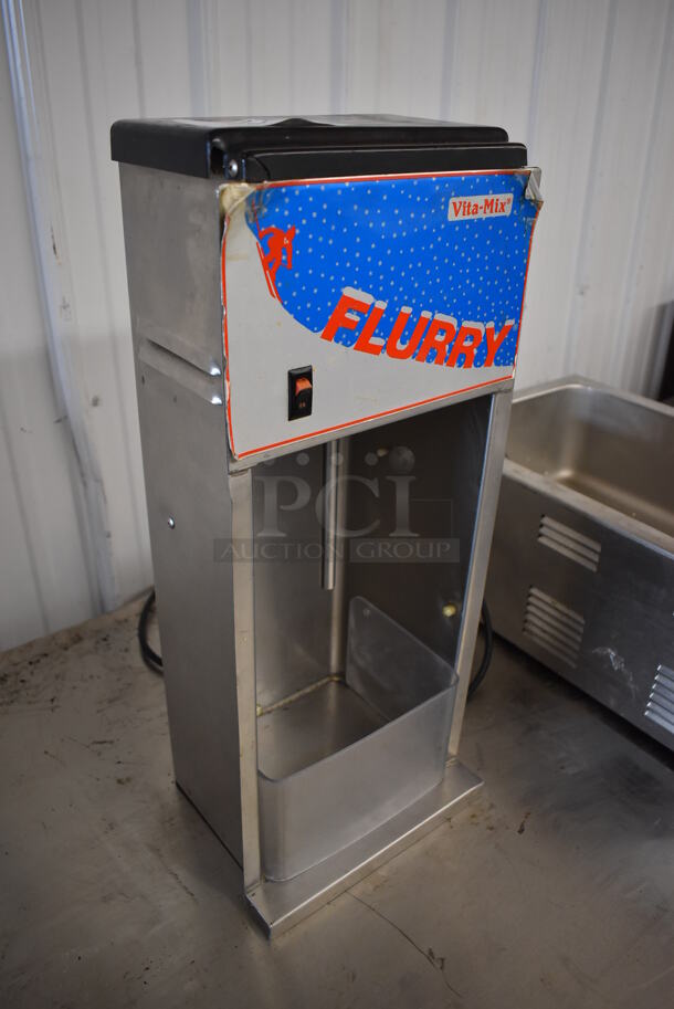 Vita-Mix VM 0800 Stainless Steel Commercial Countertop Drink Mixer. 120 Volts, 1 Phase. 10x8.5x24. Tested and Working! - Image 2 of 4