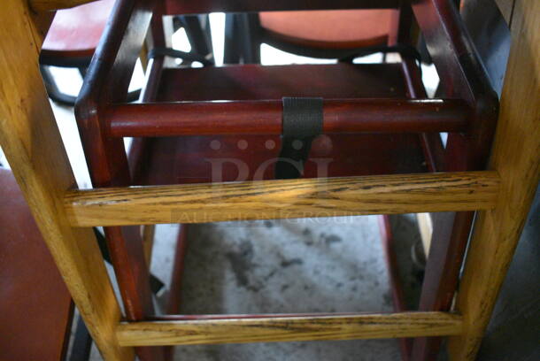 2 Wooden High Chairs. 19x20x28. 2 Times Your Bid! - Image 4 of 4