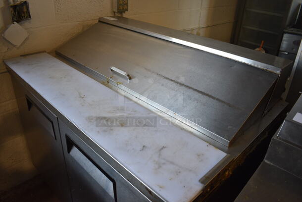 2015 Migali Model C-SP48-12 Stainless Steel Commercial Sandwich Salad Prep Table Bain Marie Mega Top on Commercial Casters. 115 Volts, 1 Phase. 48.5x30x44. Tested and Working! - Image 3 of 7
