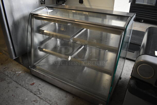Vendo Model RFD000006 Stainless Steel Commercial Countertop Warming Merchandiser Display Case. 115 Volts, 1 Phase. 35x20x28. Tested and Working! - Image 2 of 6