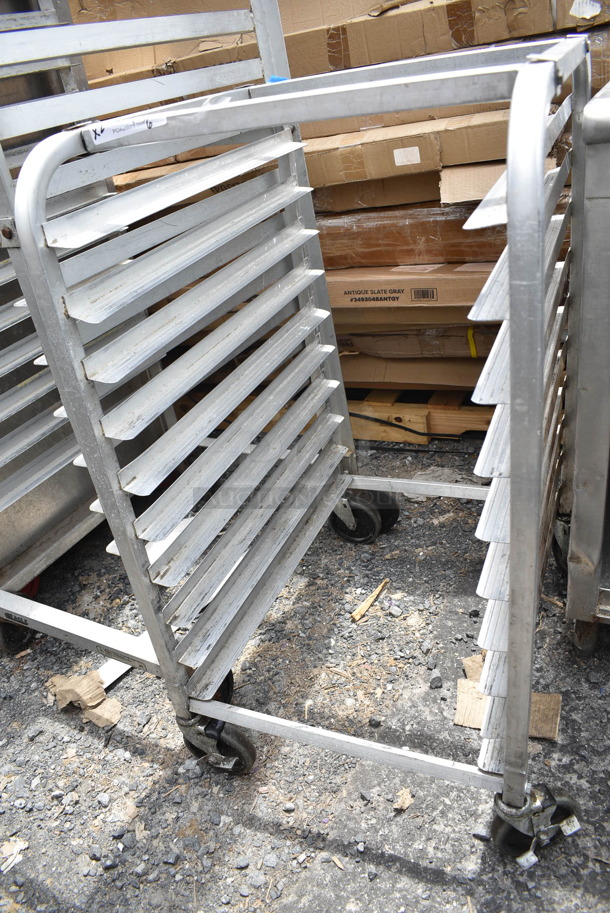 2 Metal Pan Transport Racks on Commercial Casters. 20.5x27x38, 21x26x64. 2 Times Your Bid! - Image 3 of 5