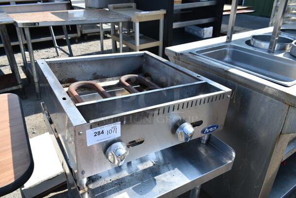 Atosa Stainless Steel Commercial Countertop Gas Powered Flat Top Frame. Missing Flat Top.  - Image 2 of 7
