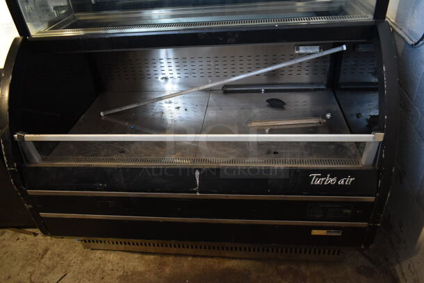 Turbo Air TOM-W-60SB Stainless Steel Commercial Floor Style Refrigerated Merchandiser w/ Top Closed Display Case. 115 Volts, 1 Phase. Tested and Powers On But Does Not Get Cold
 - Image 2 of 6