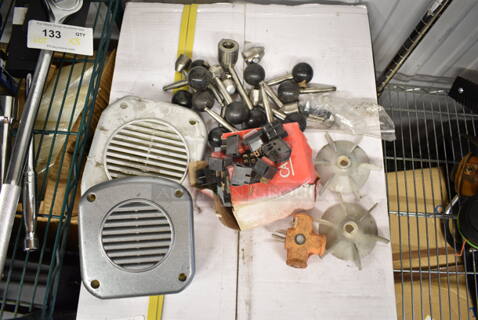 ALL ONE MONEY! Lot of Various Items Including Power Switches